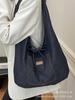 Bolsa de mezclilla para mujer de gran capacidad 2025 Nueva primavera y verano informal bolso de hombro bolsa de tela ropa de trabajo de clase bolso tote