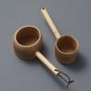 Cuchara Grande Natural de Bambú Ahorradora de Agua Cuchara de Bambú Cuchara para Agua Cuchara de Agua de Bambú a la Antigua Cucharadita Cuchara para Agua Nanzhu Accesorios para Ceremonia del Té