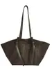 Outono Inverno 2026 Moda Retrô Europeia Americana Bolsa Tote Simples Casual Portátil Grande Capacidade Bolsa de Ombro Único