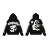 Conjunto de Sudadera con Capucha y Pantalones de Marca de Tendencia Hellstar Europeo y Americano Transfronterizo Estampado de Letras Holgado de Tendencia