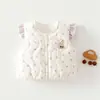 Fábrica de Origem Colete Acolchoado para Bebê Colete de Proteção para a Barriga Outono e Inverno 120g Colete Quente Infantil Top