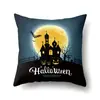 Funda de Almohada de Halloween TC617 Almohada Lumbar de Coche Funda de Cojín de Calabaza para Sofá Funda de Almohada para Oficina Hogar Sala de Estar