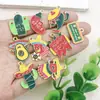 Série Festival de Pimenta Europeu e Americano Pingente de Pimenta Cartoon Liga de Gota de Óleo Acessórios de Joias para Pulseira Colar Chaveiro DIY