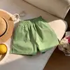 Pantalones Cortos de Verano para Niños Estilo Coreano 2026, Pantalones Delgados para Niños Estilo Coreano, Pantalones Casuales para Niñas, Lino