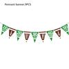Decoración para Fiesta Temática de Rugby Suministros para Fiesta de Super Bowl Mantel Desechable Plato de Papel Banner Set de Banderines