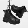 Slnu3 Nuevos Zapatos Transfronterizos Suela Gruesa Cuero Aumentado Casual Deportivo Caña Alta Transfronterizos Talla Grande Zapatos