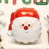 Nuevos Globos de Papel de Aluminio de Navidad Árbol de Navidad Grande Papá Noel Decoración Festiva Sala de Estar Decoraciones de Globos para Nochebuena