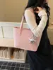 Estilo Novo 2026 Transfronteiriço Moda para o Dia a Dia Simples Bolsa de Grande Capacidade Bolsa de Ombro Feminina Bolsa de Mão de Alto Padrão Bolsa Tote