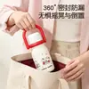 Taza aislada de acero inoxidable 316 con revestimiento cerámico, alto valor estético, portátil, gran capacidad, vaso de agua con popote, tetera de mano estilo caricatura