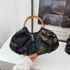 Nuevo Bolso de Cena Estilo Nacional Chino Bolso de Mano de Bambú para Mujer Bolso Pequeño de Mano Bolso de Viaje Cotidiano Tela de Gran Capacidad Bolso Qipao