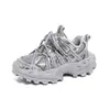 Zapatos para niñas dad shoes 2026 nuevo verano moda marca suela blanda zapatos deportivos infantiles para niñas mayores zapatos de malla transpirables