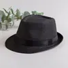 Sombrero de Paja para Mujer Sombrero de Sol de Verano Sombrero de Caballero Británico Sombrero de Jazz Sombrero de Paja para Hombre Sombrero de Paja con Protección Solar Sombrero de Playa