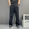 Pantalones Cargo Rectos para Hombre Estilo Montaña para Exteriores, Primavera y Otoño, Lavados, Resistentes al Desgaste, Pantalones Casuales, Holgados, para Senderismo, Ocio, Pantalones Largos Versátiles
