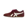 Versión de Piel de Vaca~Zapatos Deportivos Casuales de Suela Plana para Mujer, con Aumento de Altura Estilo Gump, de Cuero Genuino, ¡Súper Populares!, Nuevo Colorido de Moda