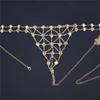 AliExpress Moda Venta Caliente Malla Ahuecada Sujetador AB Cadena Corporal Club Nocturno Fiesta en la Playa Joyería Bikini