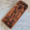 Token taoísta rayo madera de azufaifo personaje del Emperador de Jade token inferior token artesanías talladas a mano