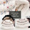 Sombreros Holgados de Punto a Mano con Protección para las Orejas Venta al por Mayor de Fábrica Sombreros de Pescador Forrados de Lana para Mujer Otoño e Invierno Lindos Sombreros Cálidos de Lana Retro