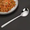 Cuchara Grande de Acero Inoxidable para Servir para Comedor de Hotel, Cuchara Grande para Servir Platos, Cuchara Compartida para Cafetería Escolar