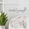 Tu16 Export Slogan Inspirador em Inglês Quarto Sala de Estar Entrada Embelezamento da Casa Adesivo de Parede Decorativo Adesivo Autoadesivo