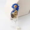 Lugar Pintoresco Pegatina de Refrigerador Oceánica Creativa Estrella de Mar Caballito de Mar Delfín Modelado Artesanía Pura Hecha a Mano con Pegamento Goteado Souvenirs Turísticos
