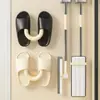 Estante para Zapatos con Ventosa Dopamina Baño Sin Taladro Montado en Pared Puerta del Baño Estante de Drenaje Estante de Almacenamiento