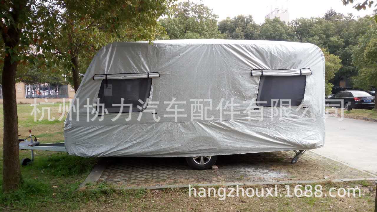 房车罩-左侧开窗图