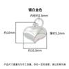 Prata de Lei S925 Prata Lisa Banhada a Ouro Estéreo 10mm Pingente Coração de Pêssego Pingente em Formato de Coração Material para Acessórios de Pulseira DIY