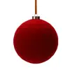 Nuevas Bolas de Navidad Afelpadas de 15 cm, Varios Estilos de Adornos Colgantes, Bolas Decorativas para Árbol de Navidad, Arreglo de Atmósfera Festiva, Bolas Grandes, Personalizables