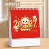Calendario de Escritorio Personalizado 2027 para Oficina Corporativa, Calendario Mensual de Dibujos Animados Creativos, Decoración de Escritorio, Calendario de Plan de Registro de Autodisciplina