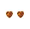 [Ice Meng] Aretes de amor estilo Maillard aretes de acero inoxidable joyería transfronteriza europea y americana para E559