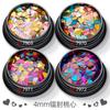 4mm Pêssego Coração Amor Em Forma De Coração Ultra-fino Nail Art Lantejoulas Flash Em Forma De Coração Patch Nail Art Adesivos Flash Diamond Glow Em Pó