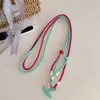 Teléfono Móvil Cuerda Larga de Dos Colores Anti-Pérdida Colgante Fuerte Personalizado para Parte Trasera Lateral Colgante Diagonal Hebilla Doble Cuerda Larga Ajustable
