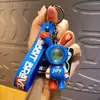 Liquidación de colección de llaveros colgantes de personajes de dibujos animados IP auténticos, lindos colgantes de estrella-luna-conejo para bolsos de niñas, stock para vendedores ambulantes