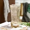 Jarrón de cristal en forma de cono, estilo ins nórdico, jarrón transparente grande y simple para bambú hidropónico, decoración de arreglo floral de escritorio y sala de estar