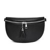 Bolso de mujer de cuero transfronterizo DENK, venta al por mayor, 2025, nuevo bolso de mensajero de nicho de moda, bolso de pecho de cuero de capa superior