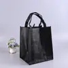Fabricantes direto da fábrica bolsa não tecida tridimensional grossa bolsa de compras de supermercado bolsa dobrável pode ser personalizada com logotipo