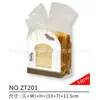 Bolsa Portapapeles de una Pieza Caja de Empaque para Repostería West Point Película Transparente Portapapeles Conjunción Bolsa de Empaque Bolsa para Pan Sellada con Alambre