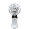 Ventilador de Mano N15 Alimentado por USB con Velocidad de Viento Ajustable de Cinco Velocidades, Mini Ventilador Portátil con Batería de Larga Duración de 800 mAh