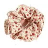 Goma para el pelo dulce floral estilo bosque para mujer, coleta suave y de alta gama estilo coreano, cuerda grande para el pelo, accesorio para el pelo de Ins, accesorio para la cabeza