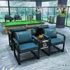 Sofá para Sala de Billar, Silla de Observación, Área de Descanso de Billar, Silla de Observación Dedicada, Juego de Sofás para Sala de Billar