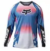 Camiseta de Manga Larga Transpirable de Secado Rápido para Montaña y Motocicleta, Top de Venta Caliente, Nueva Ropa Fox para Off-Road y Descenso