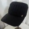 Gorro de Punto Abierto para Mujer, Estilo Coreano Otoño e Invierno, Versátil, Cálido, Gorro de Lana, Gorra para Cola de Caballo, Diadema, Goma para el Cabello