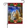 Promoção Quente da Amazon Bandeira de Jardim de Natal Papai Noel Sino Decoração de Pátio Bandeira de Feriado Venda Direta da Fábrica