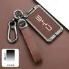 Estuche para llave de tarjeta BYD Han EV Tang dmi song pro Qin plus dolphin coche yuan sello NFC hebilla de tarjeta carcasa