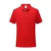 Camisa Polo de Algodón y Seda Ropa de Trabajo Personalizada Cuello de Segundo Nivel Estampado de Logo Solapa Manga Corta Hecho Bajo Pedido Camisa Publicitaria de Gama Alta Ropa de Trabajo