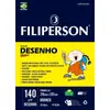 Bloco técnico (sem margem) Desenho A-4 140G.20Fls.Branco