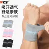 Muñequeras Deportivas para Hombres y Mujeres, Absorbentes de Sudor para Fitness, Transpirables, Protectores de Muñeca Antitorsión, Equipo Protector para Bádminton, Baloncesto, Correr, Versión Ligera