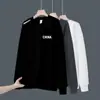 Moletom Masculino Gola Redonda, Marca Tendência Outono, Versátil Estampado Solto Manga Longa, Roupa Unisex para Casal, Top de Estudante