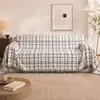 Tela para funda de sofá apta para todas las estaciones, una pieza completa de toalla para sofá de cobertura total, funda de cojín de sofá antideslizante y antiarañazos de gato