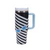 Vaso Termo Amazon de Gran Capacidad Vaso para Hielo Vaso Frío Aislado con Estampado Vaso Doméstico para Beber con Pajita Venta al por Mayor